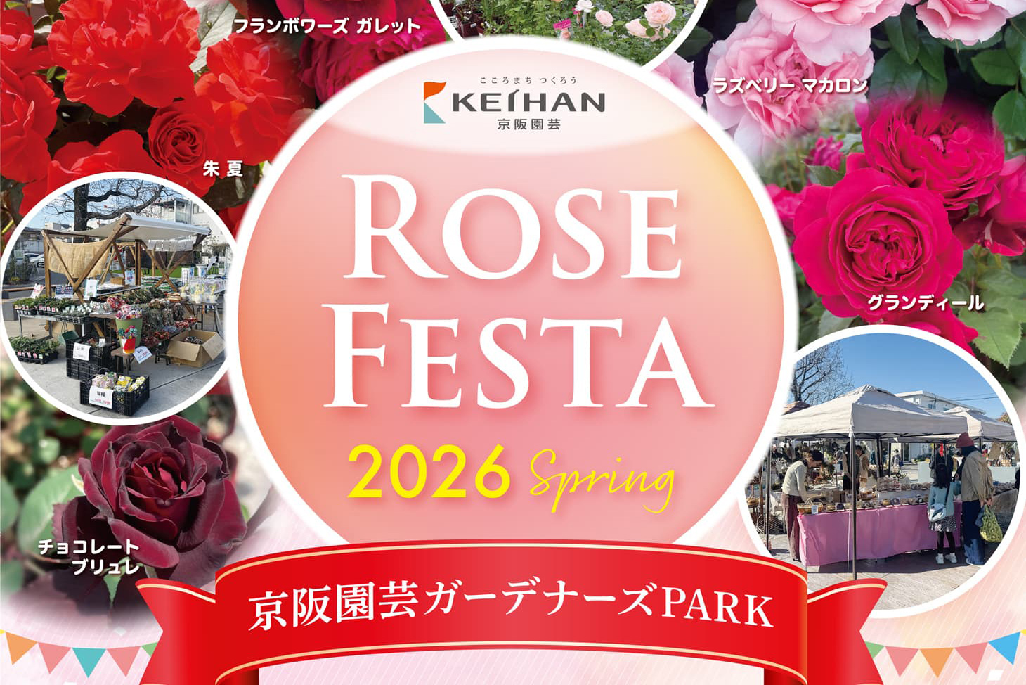 ローズフェスタ 2026 Spring」5/8より開催 – 京阪園芸ガーデナーズ ローズフェスタ 2026 Spring」5/8より開催 – 京阪園芸ガーデナーズ
